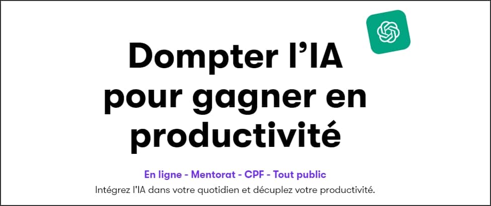Formation IA École Cube