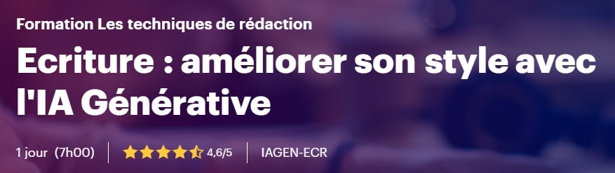 Formation IA Écriture M2iformation